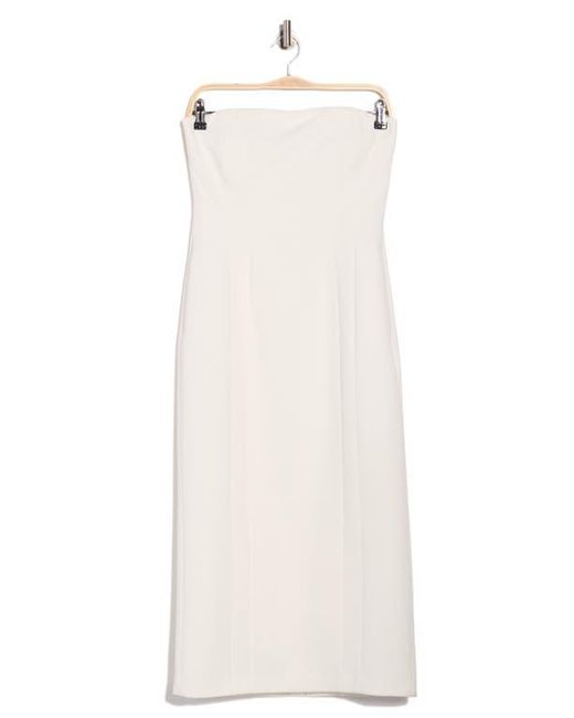A.L.C. Women's White Elizabeth Strapless Midi Dress