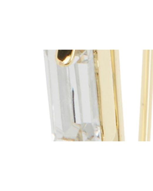Nordstrom White Crystal Demifine Threader Earrings