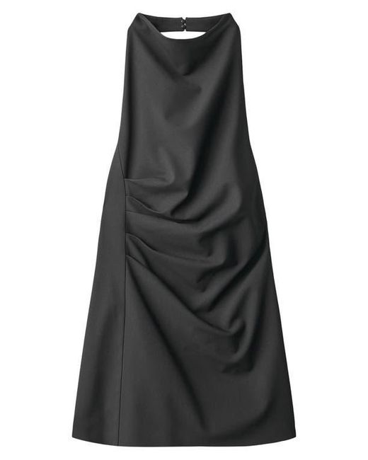 Mango Black Halter Minidress