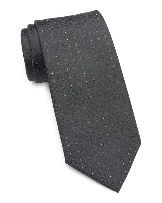 Calvin Klein Gray Sinclair Natte Tie for men