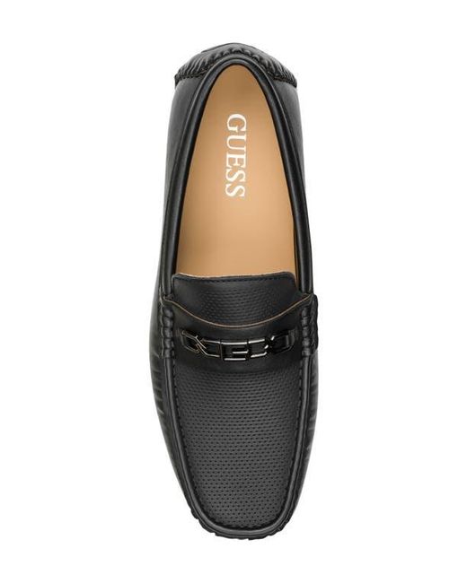 Guess Black Aqlen Bit Loafer for men