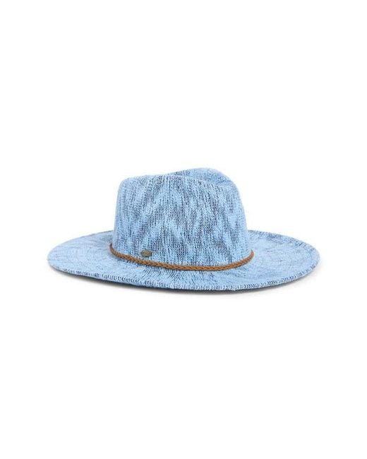 Scala Blue Knit Fedora