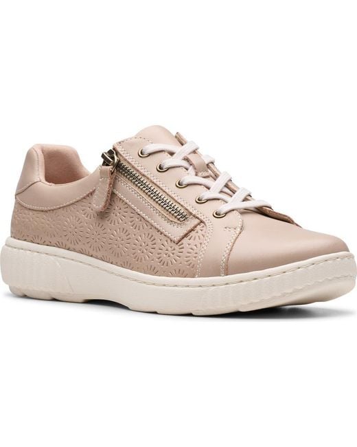 Clarks Pink Caroline Rio Sneaker