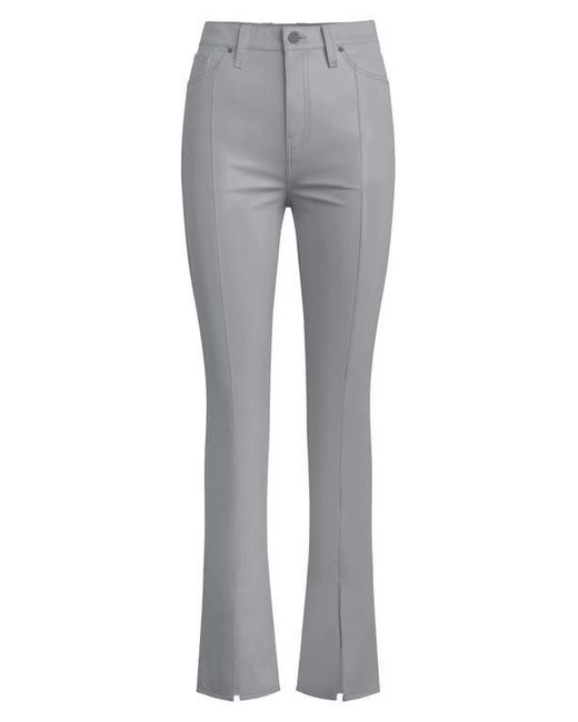 Hudson Gray Harlow Ultrahigh Waist Split Hem Bootcut Jeans