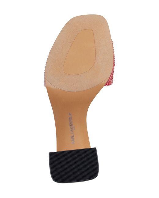 Karl Lagerfeld Multicolor Pera Rhinestone Slide Sandal