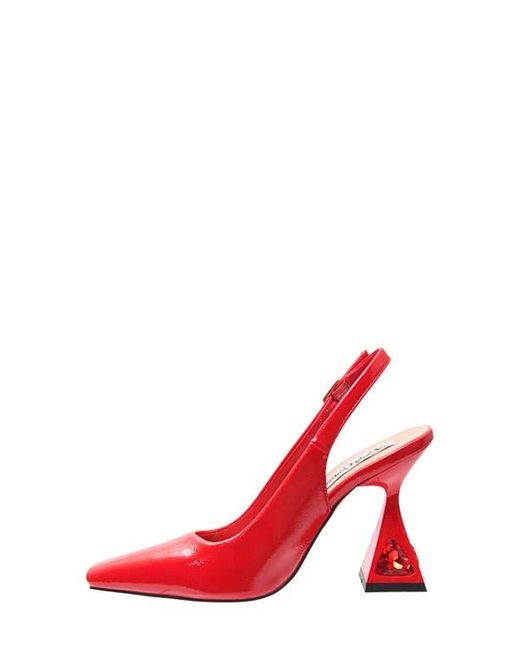 Lady Couture Red Mistic Slingback Pump