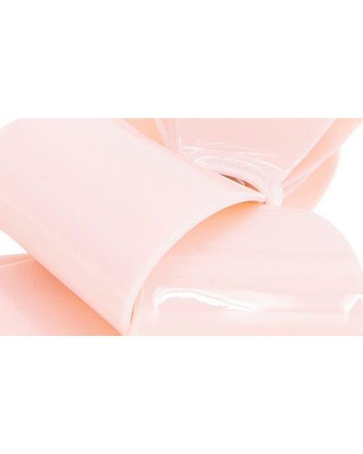 BCBGeneration Pink Lima Bow Jelly Sandal