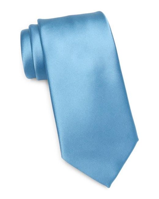 Nordstrom Rack Blue Solid Satin Tie for men