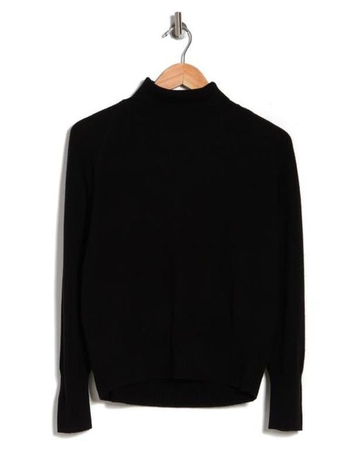 Vince Black Wool Cashmere Blend Turtleneck