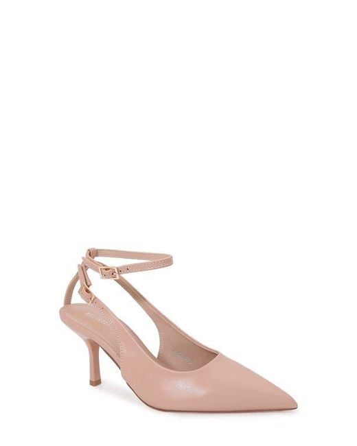 BERNESS Pink Cherish Pointed Toe Pump