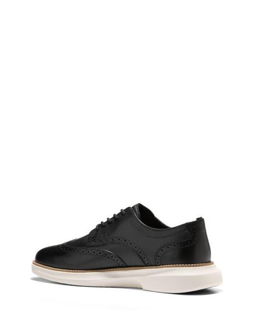Cole Haan Grand Shadowlite Wingtip Derby in Black for Men | Lyst