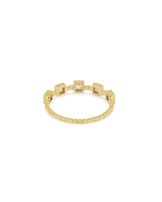 Bony Levy Metallic Monaco 18K Diamond Stackable Ring