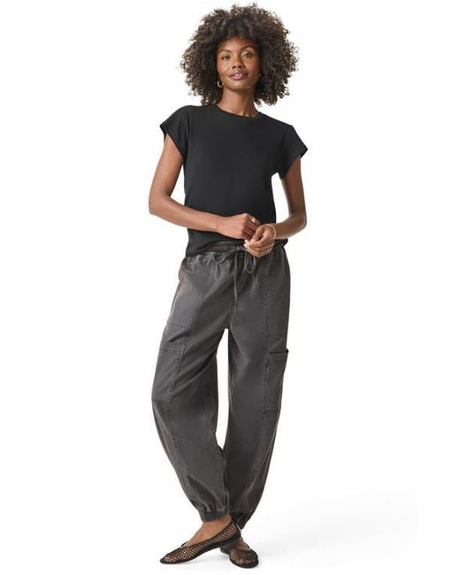 Splendid Black Destiny Cargo Joggers