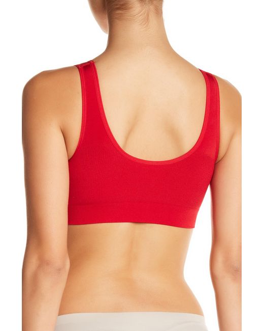 Lyst - Wacoal B Smooth Seamless Bralette in Red