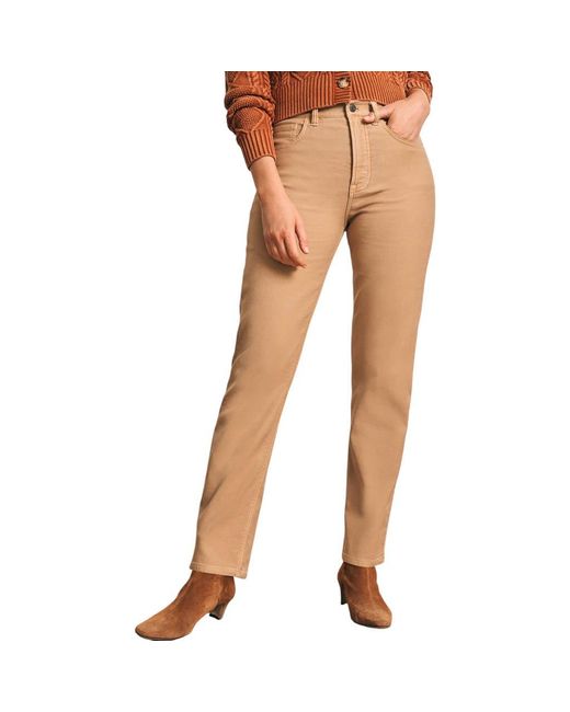 Faherty Brand Orange Stretch Terry Pants