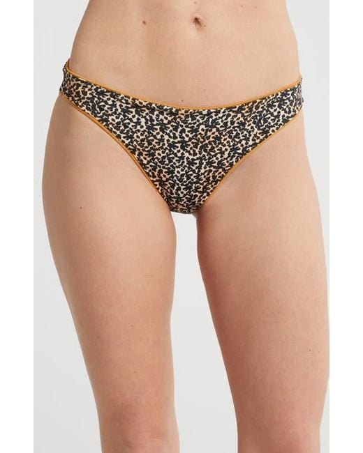 Maaji Orange Sublimity Reversible Bikini Bottoms