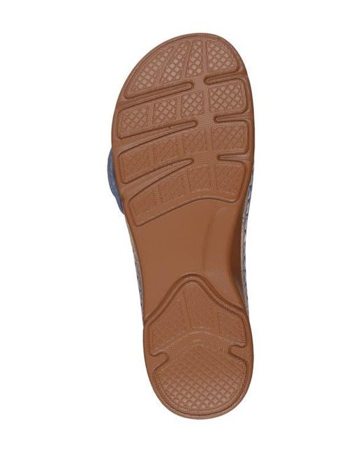 Gc Shoes Blue Honey Comfort Platform Slide Sandal