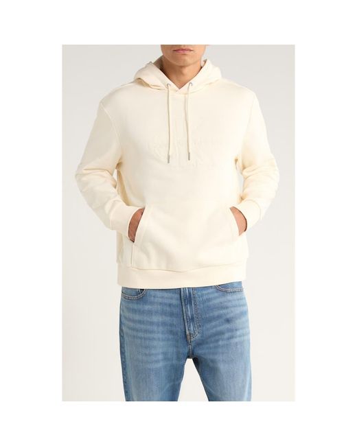 Calvin Klein Natural Tonal Logo Hoodie for men