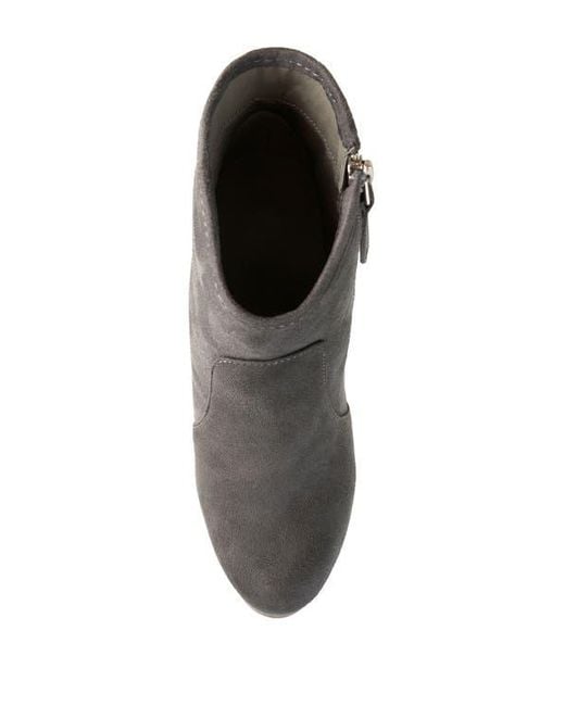 Journee Collection Black Link Round Toe Bootie
