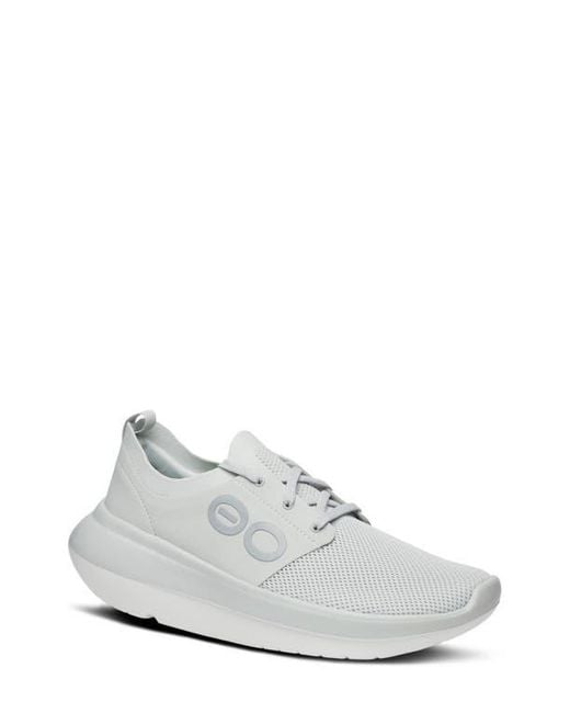 OOFOS White Oomy Stride Sneaker for men