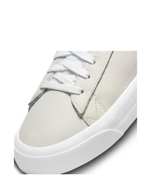 Nike White Blazer Low Pro Skate Sneaker for men