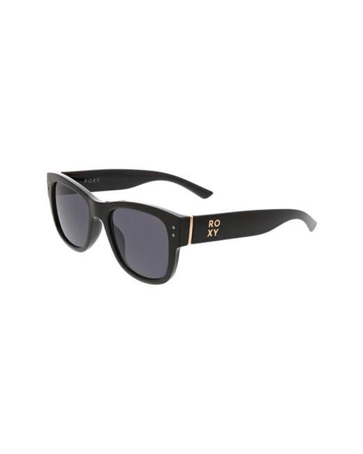 Roxy Black Midsize 52Mm Square Sunglasses for men