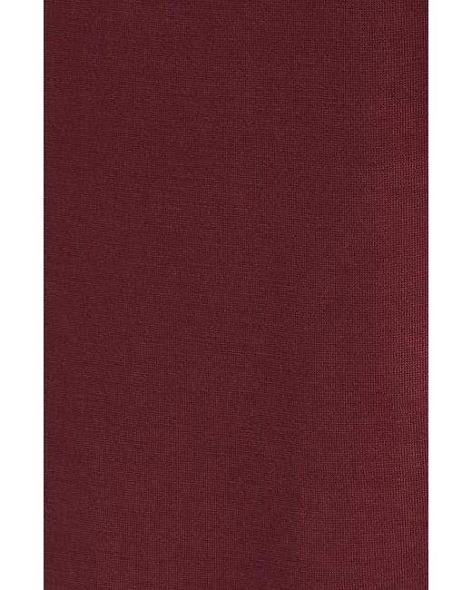 Wayf Red Celeste Drape Back Top