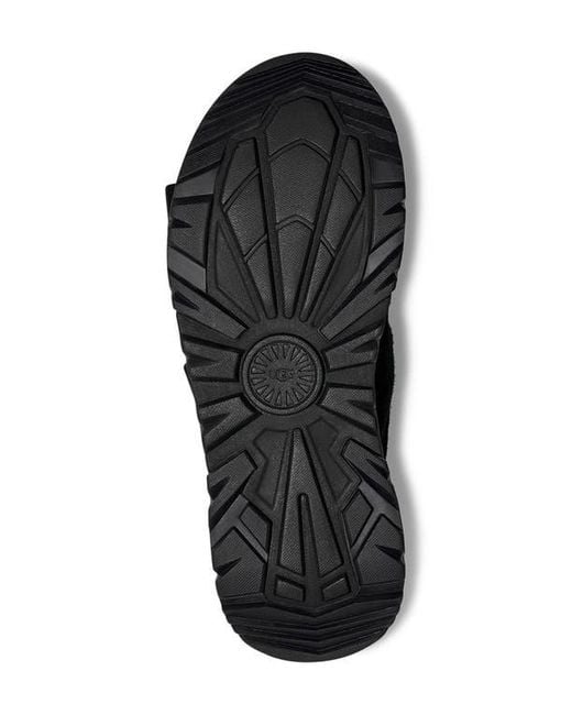 Ugg Black Captrail Slide Sandal