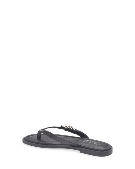 Rag & Bone Blue Gia Flip Flop