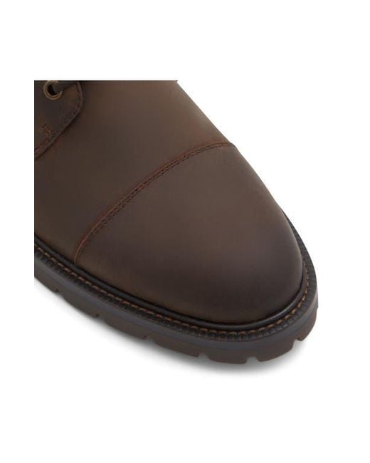 (取寄) アルド メンズ  ALDO men Darionn Brown Overflow ALDO Darionn Waterproof Lace-Up Cap Toe Boot in Brown for Men | Lyst
