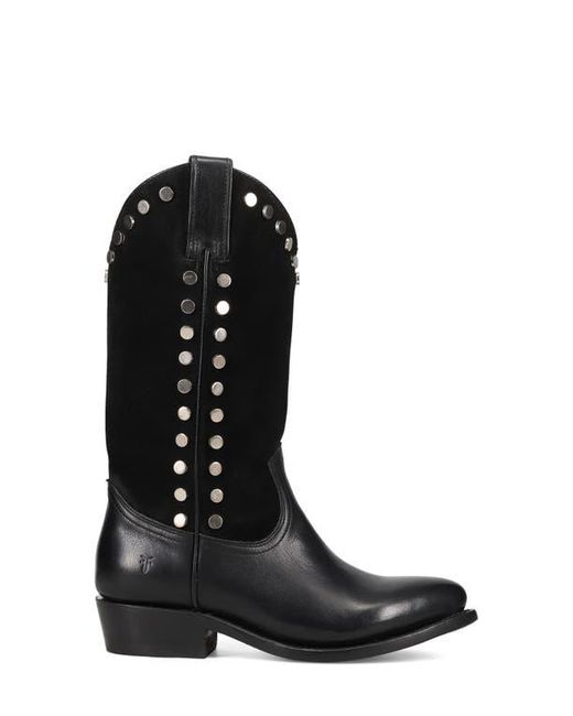 Frye Black Billy Stud Western Boot