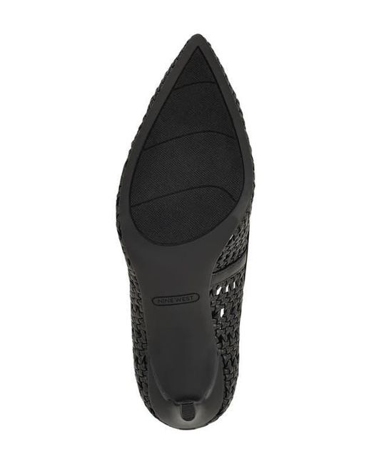 Nine West Black Elbeew Pointed Toe Pump