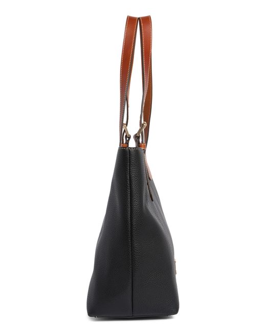 Dooney & Bourke Black Emily Leather Tote Bag