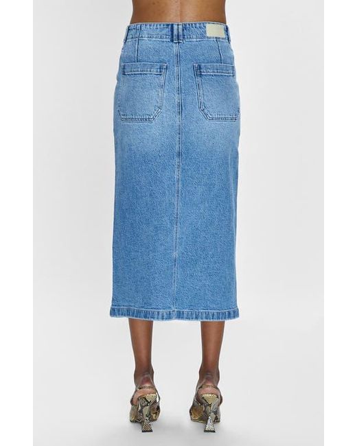 Pistola Blue Sammie Carpenter High Waist Denim Midi Skirt