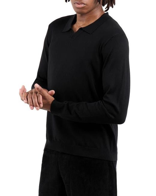 Xray Jeans Black John Collared Sweater for men