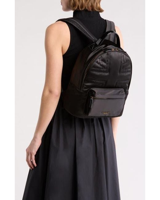 Kurt Geiger Black Recycled Union Jack Backpack