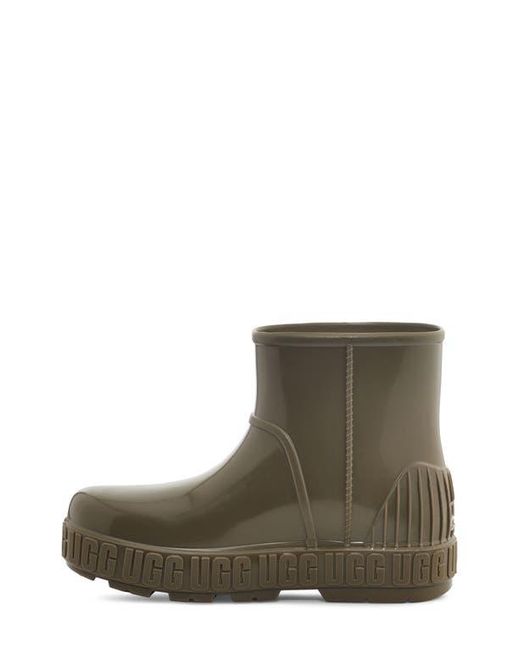 Ugg Green Drizlita Genuine Shearling Lined Rain Boot