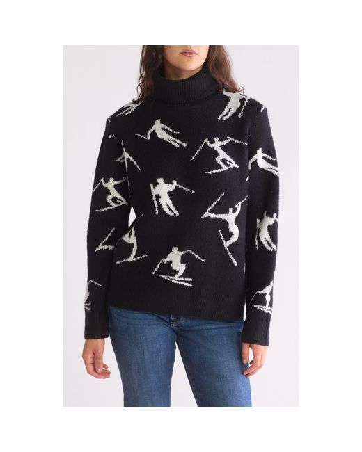 Halogen Turtleneck Sweater in Black Lyst