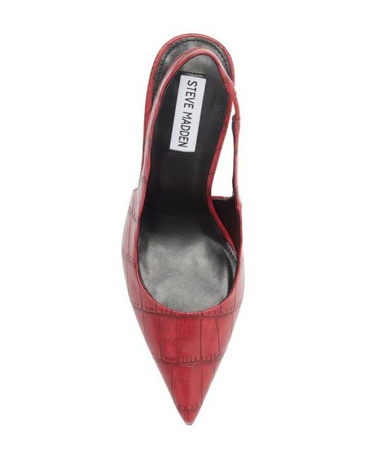 Steve Madden Red Juliya Slingback Pump
