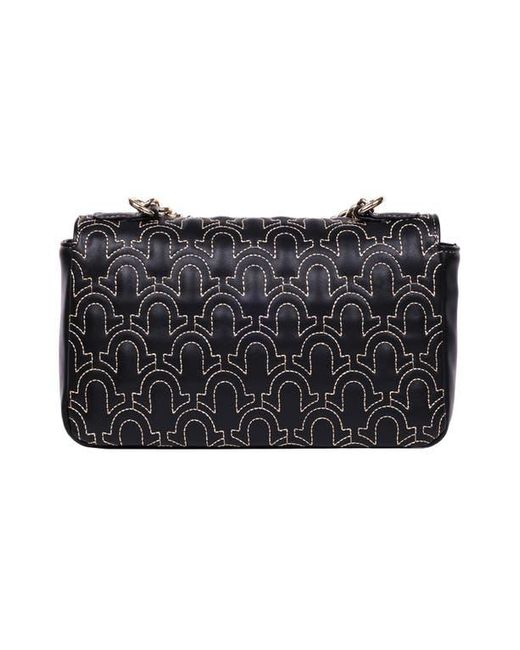 True Religion Black Horseshoe Quilted Crossbody Bag