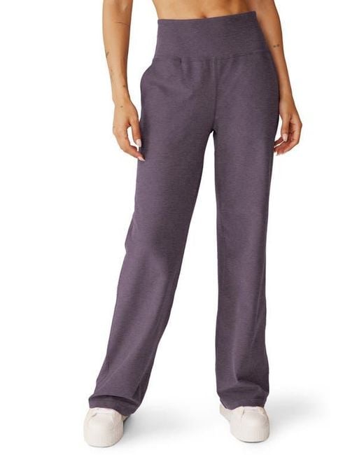 Beyond Yoga Purple Space Dye Wide Leg Pants