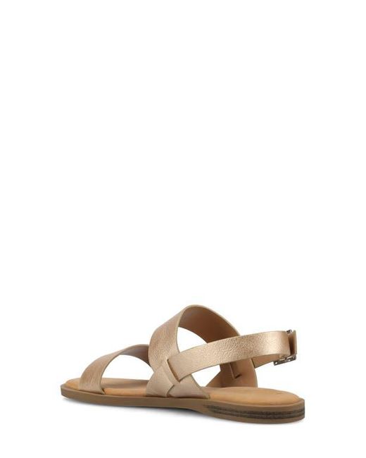 Journee Collection Natural Lavine Sandal