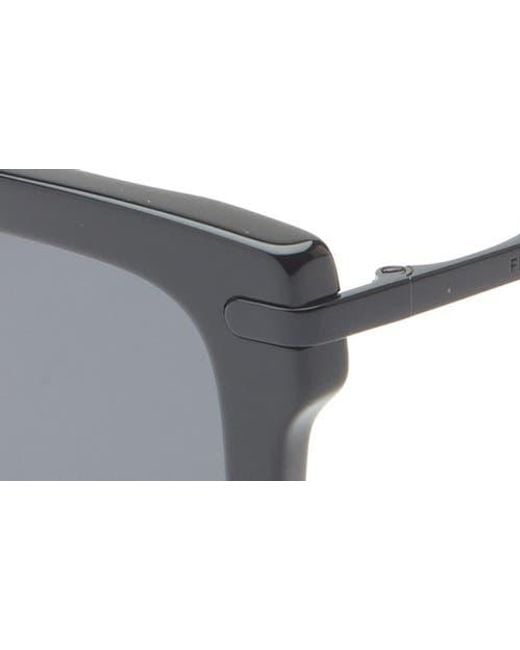 Ferragamo Black 57Mm Square Sunglasses