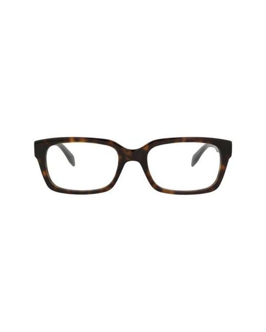 McQueen Multicolor 55Mm Square Optical Glasses for men
