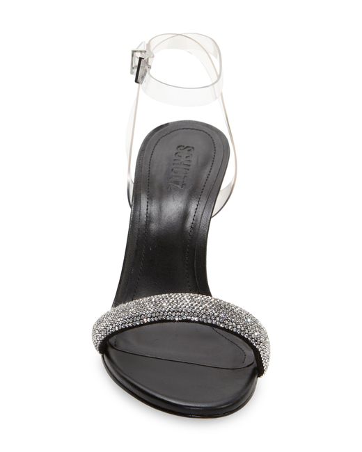 SCHUTZ SHOES Multicolor Irina Clear Strap Sandal