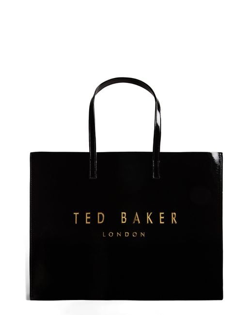 Ted Baker Black Crikon Faux Leather Tote