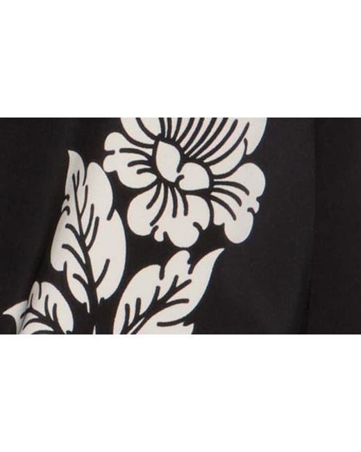 Love By Design Black Suki Tie Front Satin Shirt
