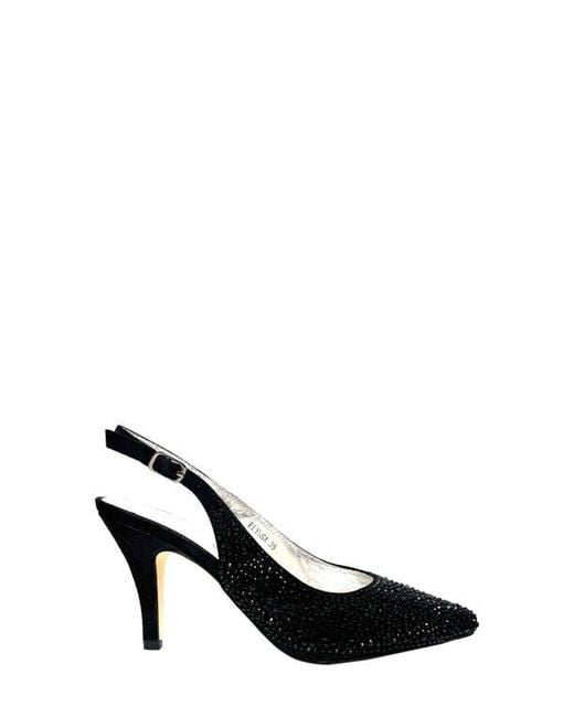 Lady Couture Black Slingback Pump