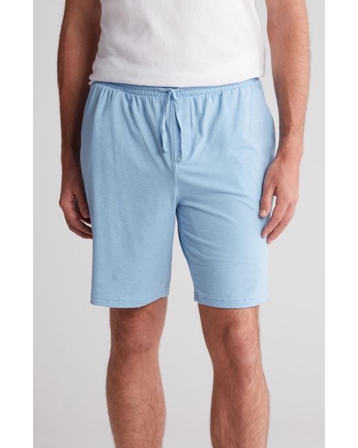 Nordstrom Blue Stretch Knit Lounge Shorts for men