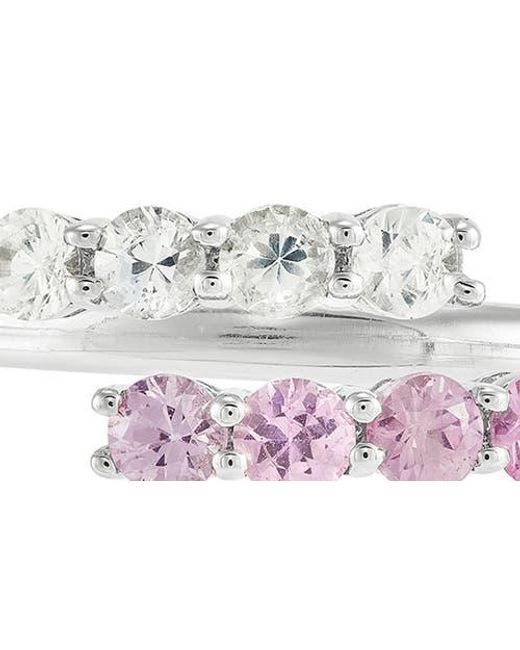 Frankie & Zoe Metallic 14K & Sapphire Bypass Ring
